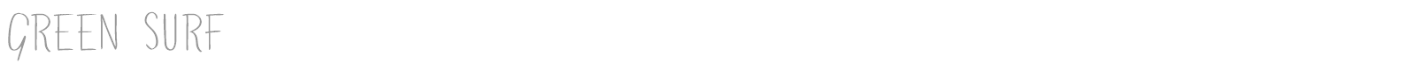 Green Surf font preview